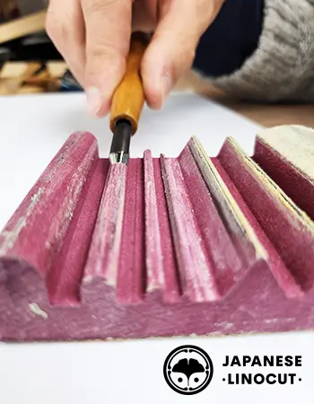how to sharpen your linocut gouges step 9