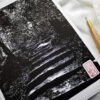 Chemin sinueux, linogravure japonaise fait main