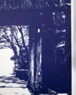 Linogravure porte de lumière