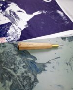 Linogravure tsukimi migi