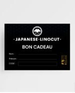 Bon cadeau Japanese Linocut