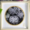 Chrysanthème japonais linogravure